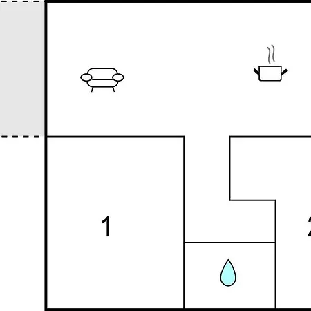 2 Bedroom Cozy In *